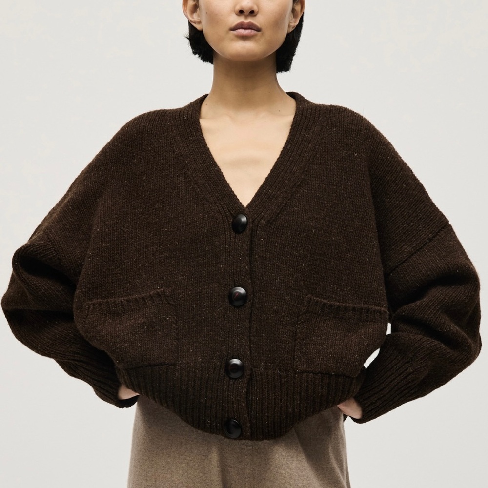 Babaa cardigan no17 earth